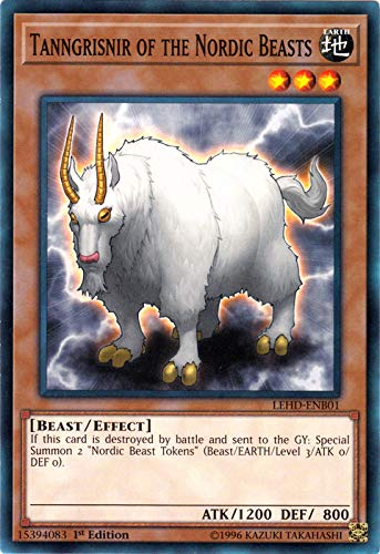 Amazon.com: Yu-Gi-Oh! - Tanngrisnir of The Nordic Beasts - LEHD